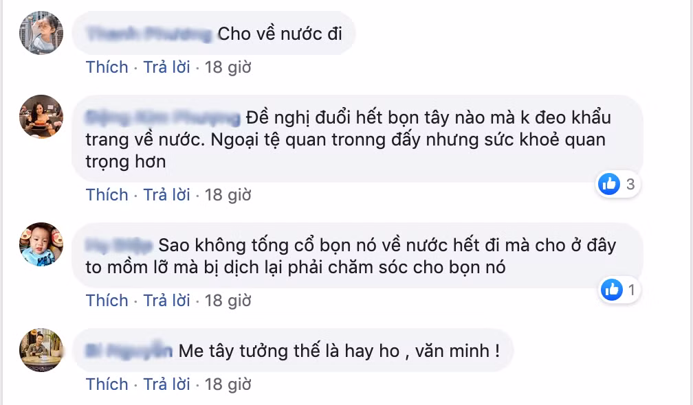 Trong số các ca mắc Covid-19 tại Việt Nam có rất nhiều ca là người nước ngoài, điều này khiến nhiều người lo ngại, mong muốn thắt chặt quản lý và yêu cầu khách du lịch đeo khẩu trang bắt buộc.