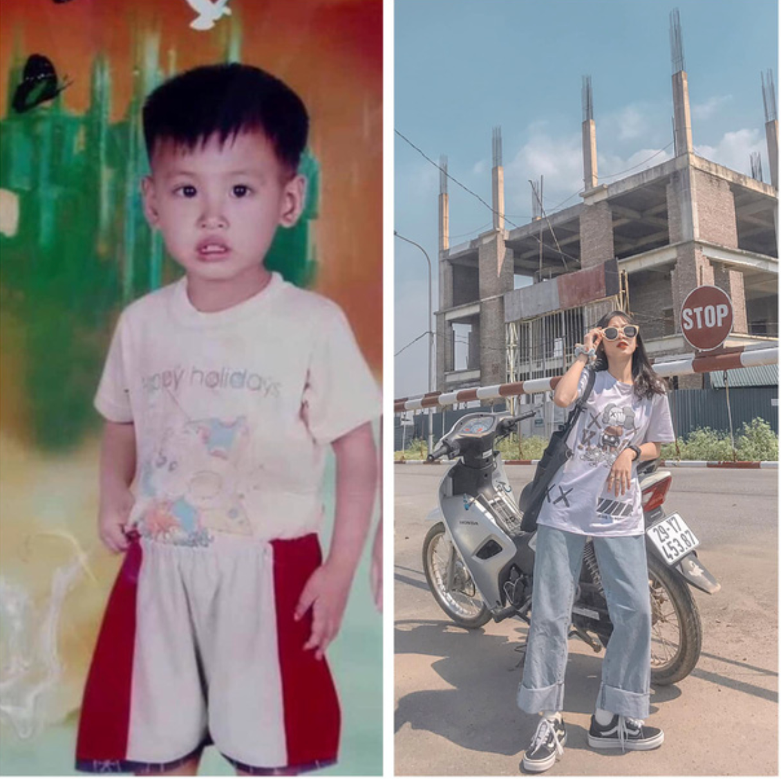 Cậu "con trai" năm nào bỗng hóa hot girl. Ảnh: Nguyen Thi Tuyet