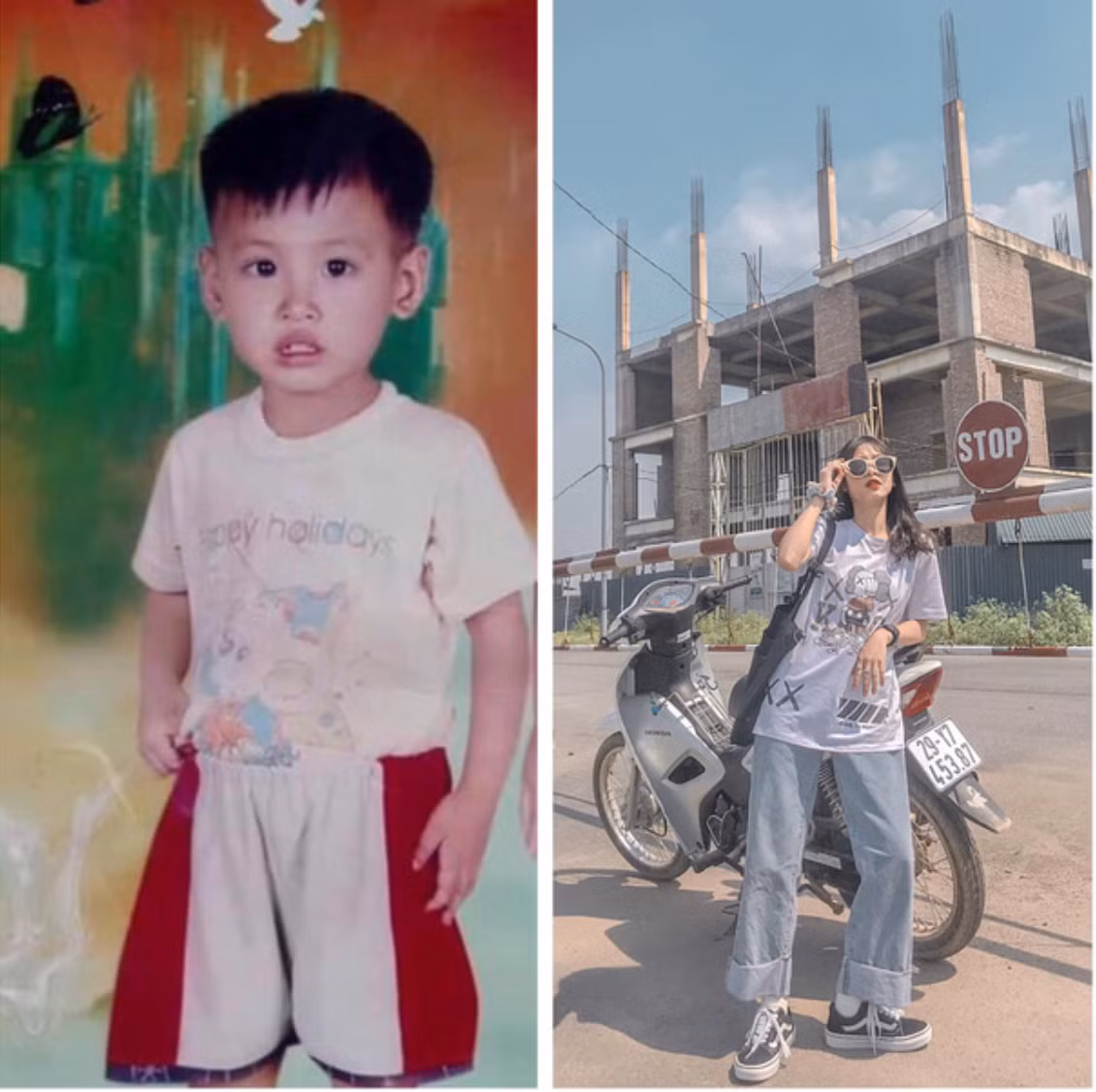 Cậu "con trai" năm nào bỗng hóa hot girl. Ảnh: Nguyen Thi Tuyet