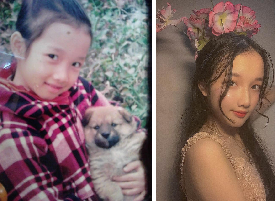 Nét vẫn xinh xắn, đáng yêu như xưa nhưng cô thiếu nữ ngày nay đã thu hút hơn rất nhiều. Ảnh: Lam Lã.