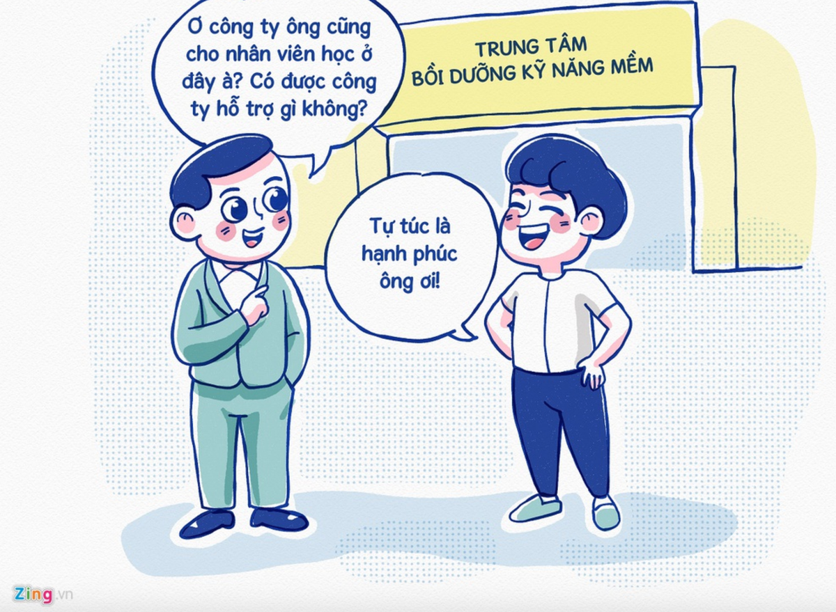 Yêu cầu nhân viên phải biết nhiều việc, có nhiều kỹ năng nhưng hoàn toàn do nhân viên "tự túc là hạnh phúc" học tập, trau dồi là một việc không xấu nhưng khiến nhân viên không có động lực.