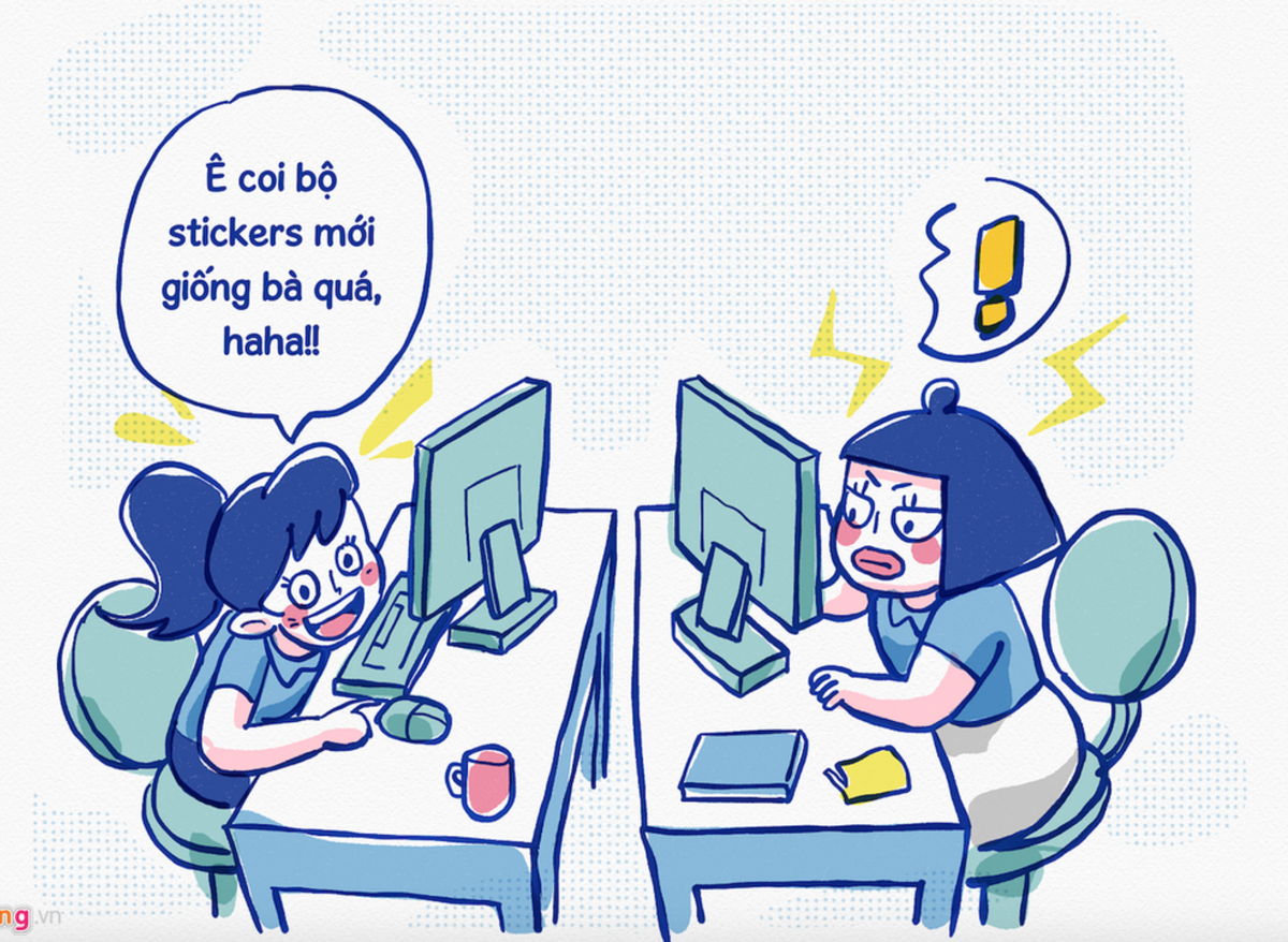 Nếu có thể chia sẻ, thân thiết với đồng nghiệp như những người bạn thì môi trường công sở sẽ thoải mái, dễ thở hơn rất nhiều. Ảnh: Zing.vn