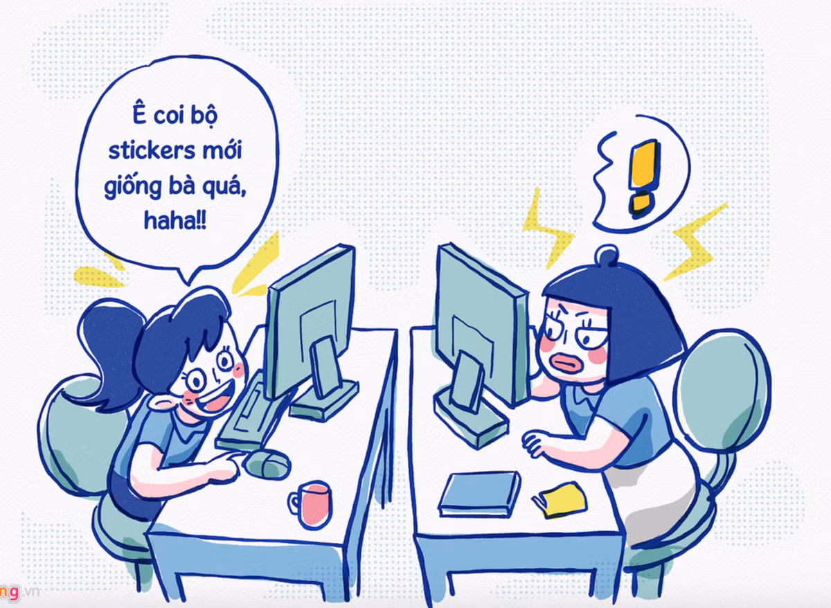 Nếu có thể chia sẻ, thân thiết với đồng nghiệp như những người bạn thì môi trường công sở sẽ thoải mái, dễ thở hơn rất nhiều. Ảnh: Zing.vn