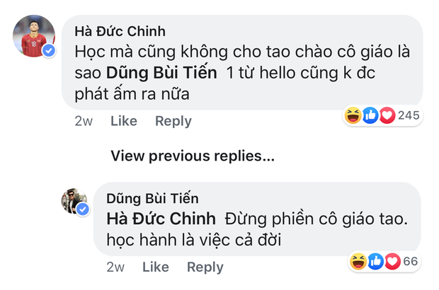 ... lẫn Hà Đức Chinh đều từng nhắc tới nhân vật "cô giáo" trên trang cá nhân của Bùi Tiến Dũng.