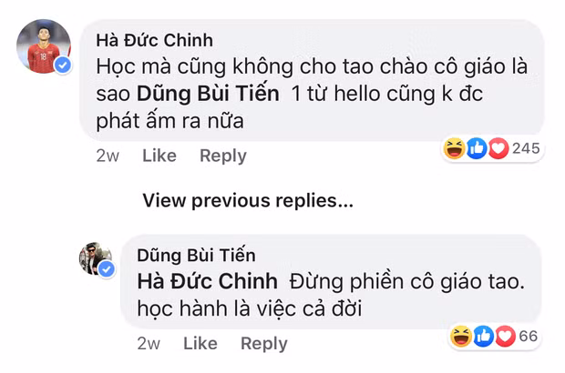 ... lẫn Hà Đức Chinh đều từng nhắc tới nhân vật "cô giáo" trên trang cá nhân của Bùi Tiến Dũng.