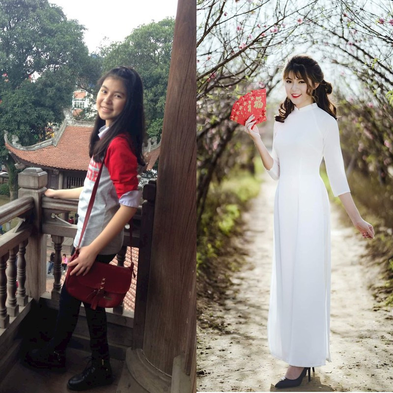 Trường hợp "vịt hoá thiên nga" của hot girl 10x Nguyễn Phương Anh cũng từng gây chú ý, trở thành động lực cho những bạn nữ mong muốn thay đổi bản thân để trở nên ưa nhìn hơn. Khi chưa dậy thì, cô nàng sinh năm 2000 có ngoại hình kém duyên, có phần quê mùa, cục mịch.