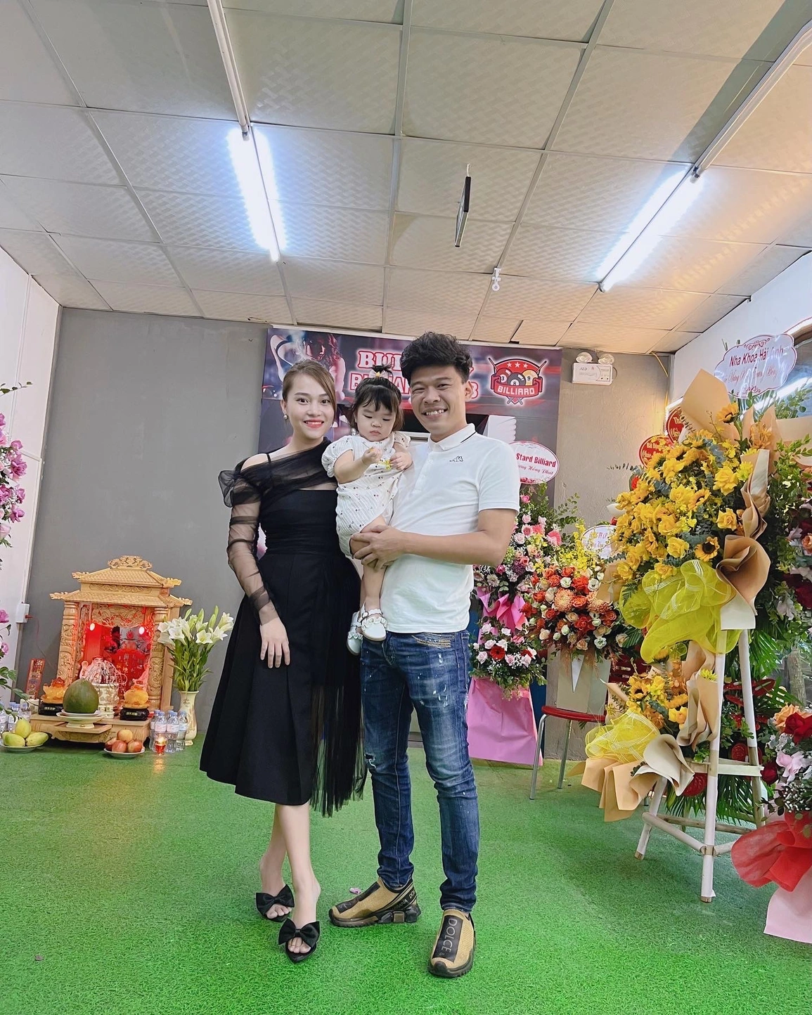 Hiện tại, cặp đôi đã đón con gái đầu lòng.