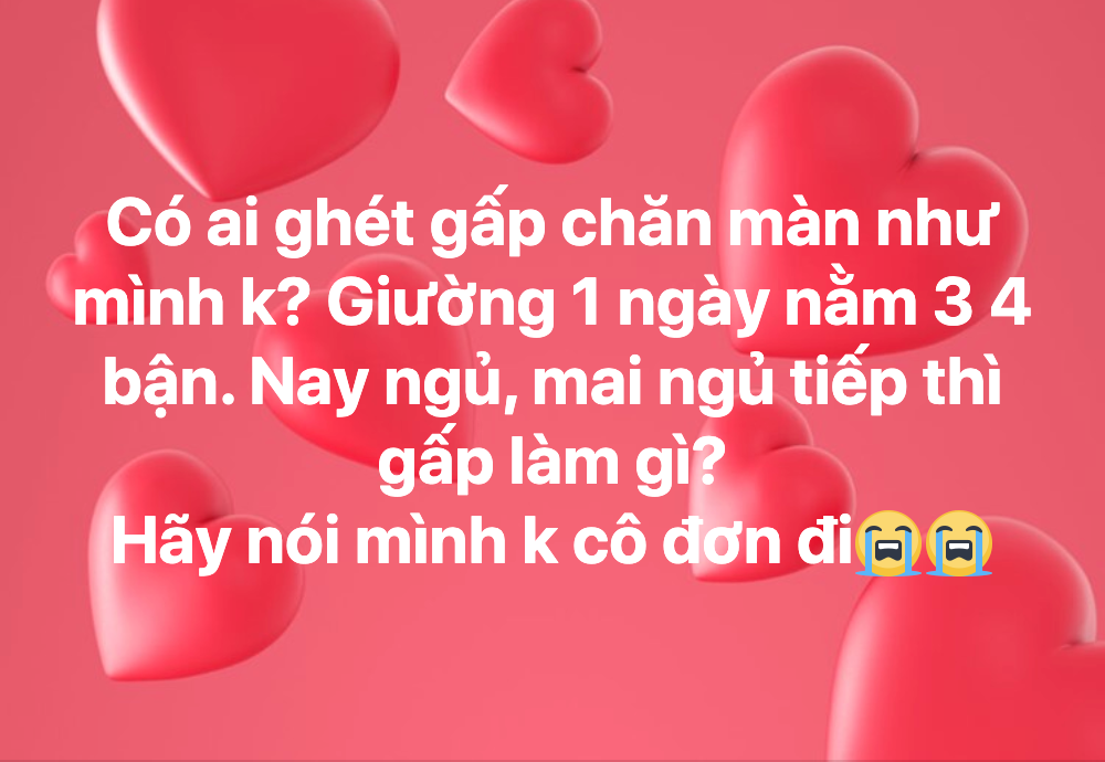 Dù sao cũng ngủ tiếp thì gấp chăn gọn gàng làm gì? Nghe vô lý nhưng cực kỳ thuyết phục.