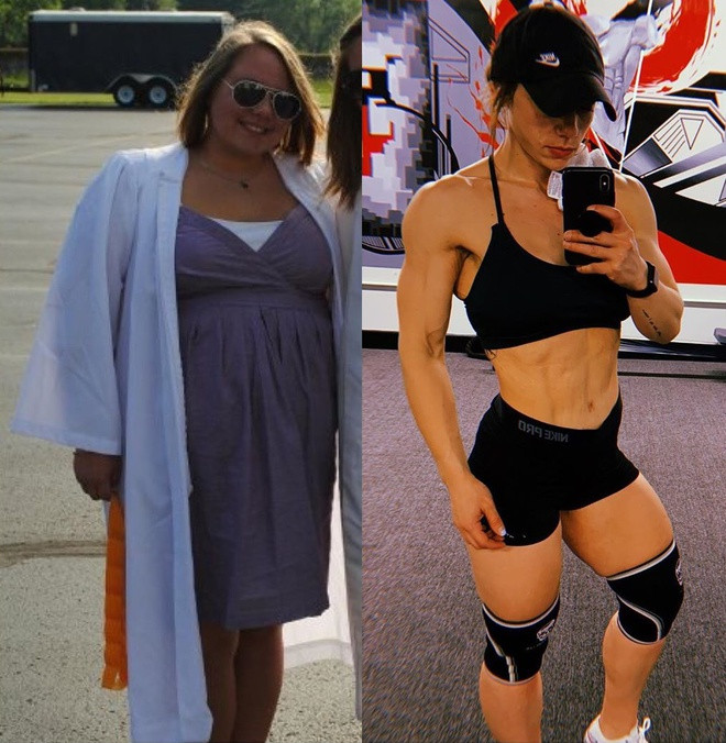 Sau cú sốc tình cảm, Rachael tự nhủ: “Mình không thể tiếp tục sống như thế này”. Ngay hôm sau, cô mua đôi giày chạy bộ và bắt đầu tập thể dục. Rachael nói bố rằng mình sẽ giảm cân. 9X chứng minh quyết tâm của mình bằng cách giảm 10 kg trong 2 tháng đầu tập luyện.