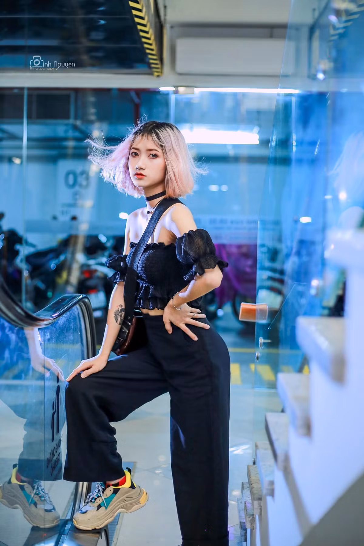 Mỹ Trâm cho biết, việc học tập vẫn là ưu tiên hàng đầu, chỉ khi nào rảnh rỗi, cô bạn mới nhận lời làm mẫu cho các studio.