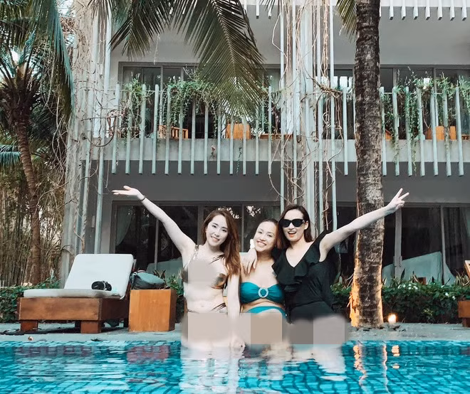 Họ đã có những ngày vui chơi thoải mái trong dịp đám cưới của Phanh Lee.