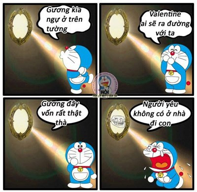 Cảm xúc của dân FA khi phải đối mặt với câu trả lời của gương thần.