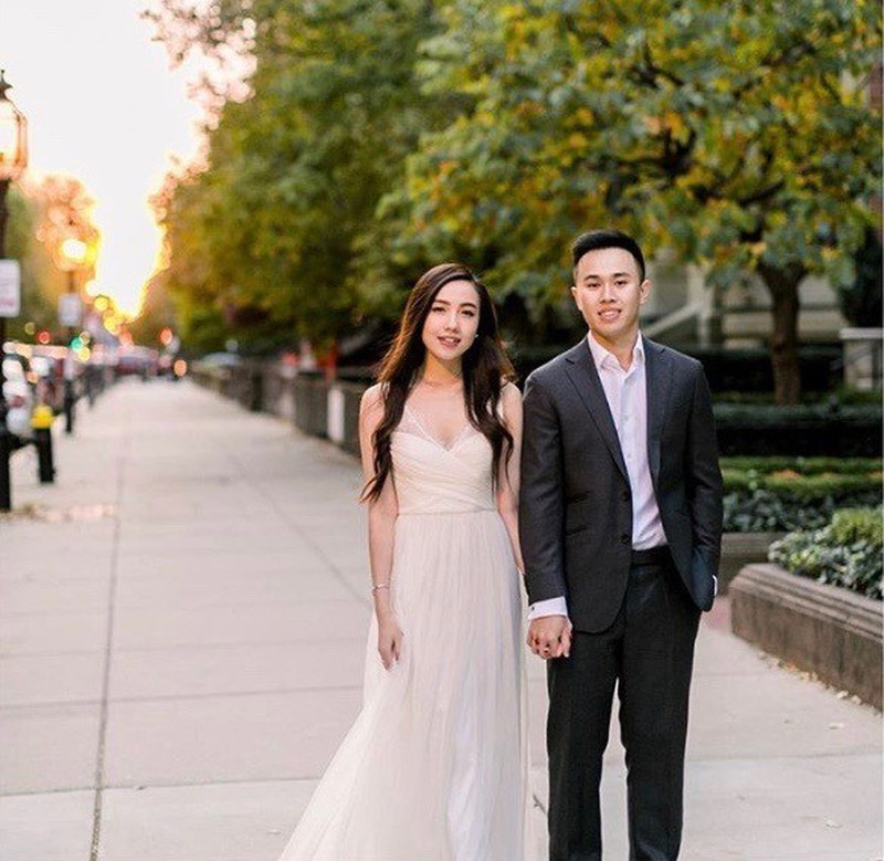 Chồng của Mie tên là Dũng Anh, 24 tuổi, cũng là cựu du học sinh Mỹ. Cặp đôi đã trải qua 3 năm tìm hiểu trước khi chính thức về chung một nhà.