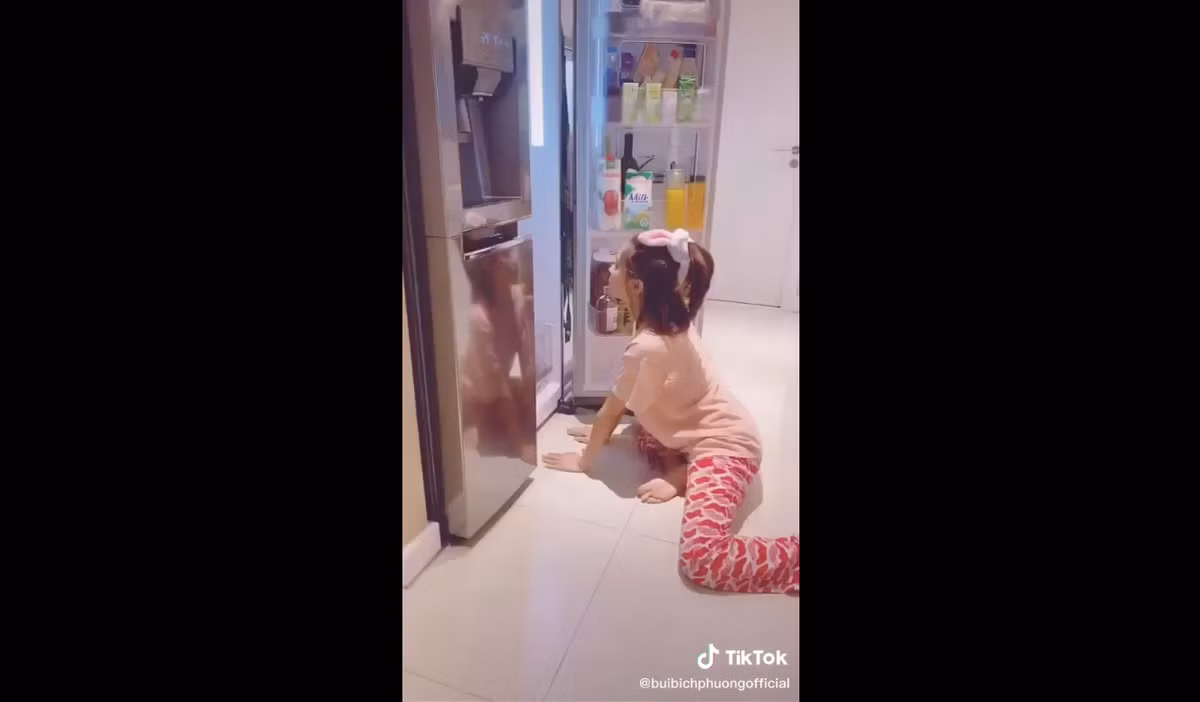 Clip Bích Phương "đu trend", hoá cá đuối được yêu thích trên Tik Tok.