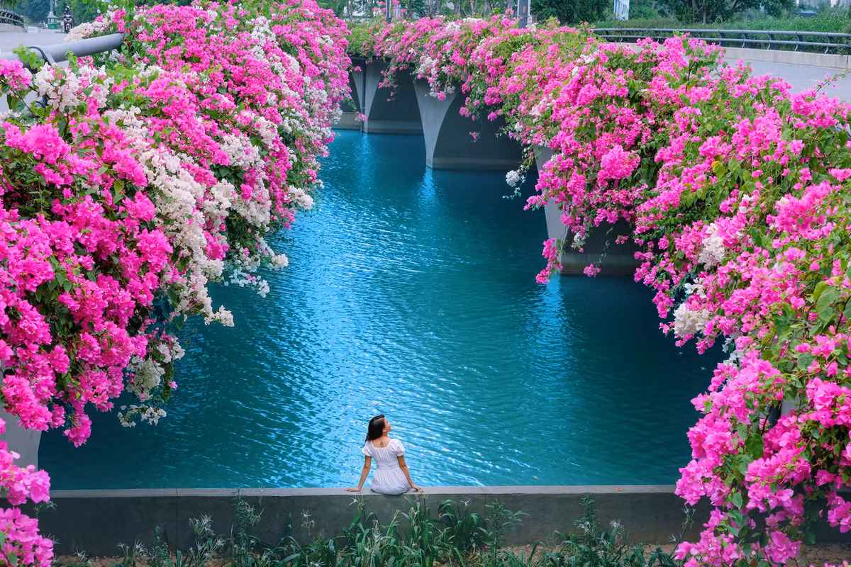 Đứng ở bất cứ góc nào, bạn cũng có thể dễ dàng chụp ảnh sống ảo được.