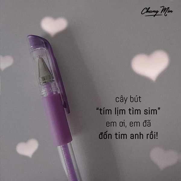 Sau vài giờ đăng lên MXH, bộ ảnh "mượn bút thả thính" của Chung Min nhận được đến hơn 2.000 lượt thích và cảm xúc.