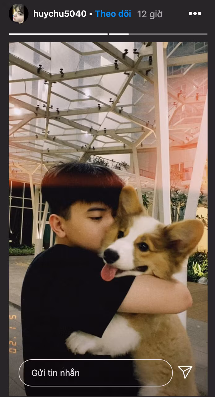 Huy Chu là người khá kín tiếng trên mạng xã hội. Cậu chàng chỉ đăng tải duy nhất một tấm ảnh, thỉnh thoảng cập nhật story, ấy vậy mà tài khoản đã sở hữu hơn 2.000 lượt theo dõi.