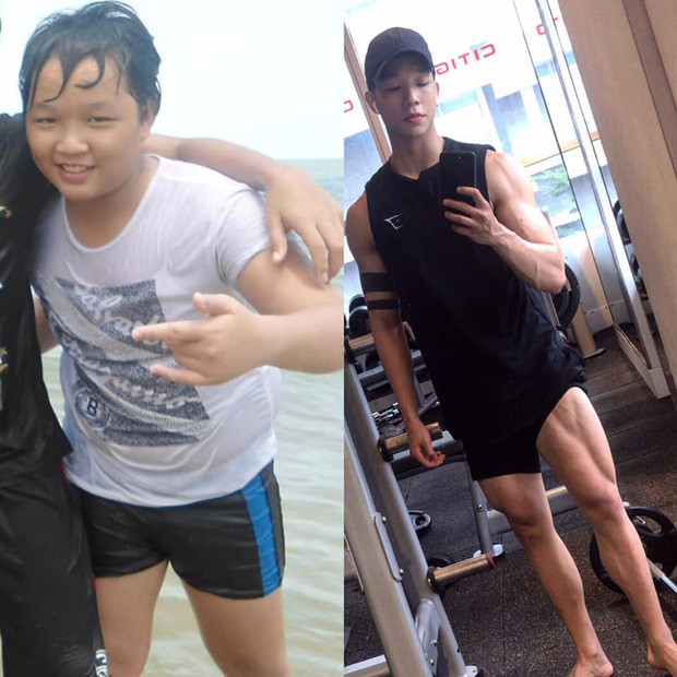 Không có gì là không thể nếu như có đủ quyết tâm. Cứ nhìn cơ bắp cuồn cuộn của anh chàng này, khác hẳn so với thân hình mập mạp trước kia là đủ biết đã lao vào luyện tập nhiều đến mức độ nào. Quyết tâm giảm cân này xứng đáng được điểm 10.