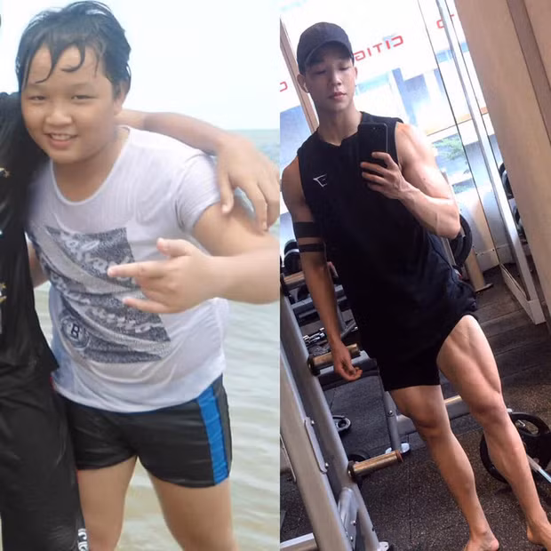 Không có gì là không thể nếu như có đủ quyết tâm. Cứ nhìn cơ bắp cuồn cuộn của anh chàng này, khác hẳn so với thân hình mập mạp trước kia là đủ biết đã lao vào luyện tập nhiều đến mức độ nào. Quyết tâm giảm cân này xứng đáng được điểm 10.