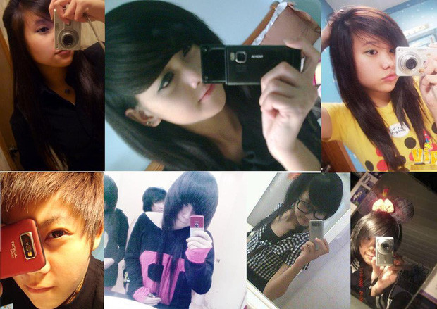 Không có các phần mềm sống ảo như hiện tại, cách đây 10 năm, kiểu chụp hình phổ biến và ảo nhất chính là giơ điện thoại ra tự sướng trước gương, đặc biệt là gương trong phòng vệ sinh.