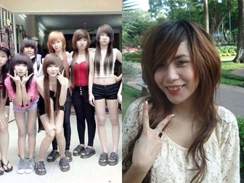 Kiểu tóc sư tử là mốt thời trang thống trị cách đây 10 năm. Không chỉ có những "trẻ trâu" 9x mà các sao cũng cực kỳ chịu khó lăng-xê kiểu tóc này. Thuỷ Tiên, Vân Navy đều là gương mặt theo mốt này trong nhiều năm.