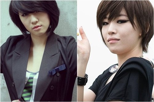 Emily - Son Ga In. Gương mặt cùng phong cách thời trang cá tính đã khiến Emily được nhận xét có nét giống với So Ga In - thành viên nhóm nhạc Brown Eyed Girls. Nụ cười và đôi mắt của 9x này được khen là có nét đồng điệu với Son Ga In.