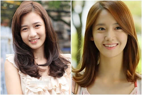 Trâm Anh – Yoona. Vẻ ngây thơ thánh thiện của 9x Trâm Anh, sinh viên Học viện Báo chí khiến nhiều người không thể rời mắt và ưu ái gọi cô là Yoona của Việt Nam.