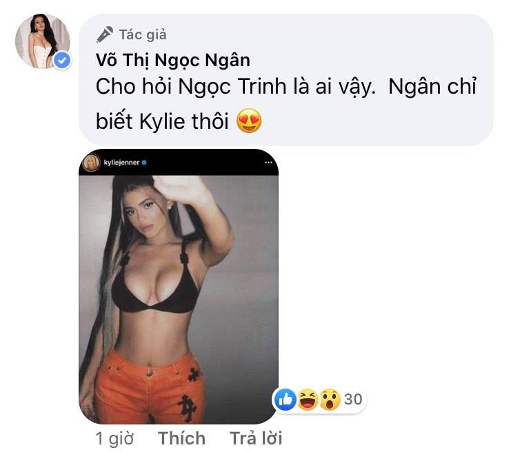 Ngân 98 còn khẳng định không biết Ngọc Trinh là ai dù liên tục nhắc có câu từ ám chỉ đàn chị.