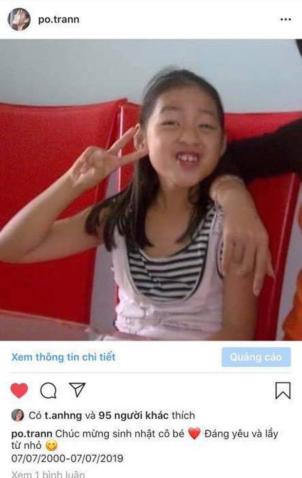 Thế nhưng hot girl vẫn tự tin chia sẻ hình ảnh từ thời còn kém xinh trên mạng xã hội.