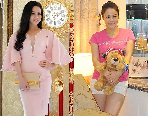 Mặc dù nhan sắc khi lên đồ và khi ở nhà không có quá nhiều khác biệt nhưng có thể nhận thấy rõ, việc ăn mặc xuề xoà khiến Nhật Kim Anh trông hơi mũm mĩm và lộ rõ làn da bánh mật.