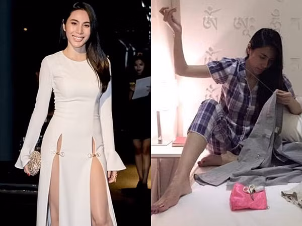 Thường xuyên đăng tải clip về gia đình, chắc chắn người hâm mộ không lạ gì với hình ảnh Thuỷ Tiên khi ở nhà. Bà xã Công Vinh giản dị, đúng mẫu vợ đảm - mẹ hiền, khác hoàn toàn so với nữ ca sĩ nóng bỏng trên sân khấu.