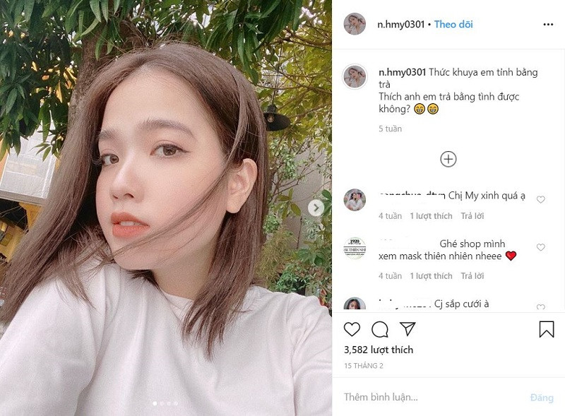 Sau khi thông tin xuất hiện trên mạng xã hội, Quang Hải và Huyền My ngừng tương tác và bỏ theo dõi nhau.