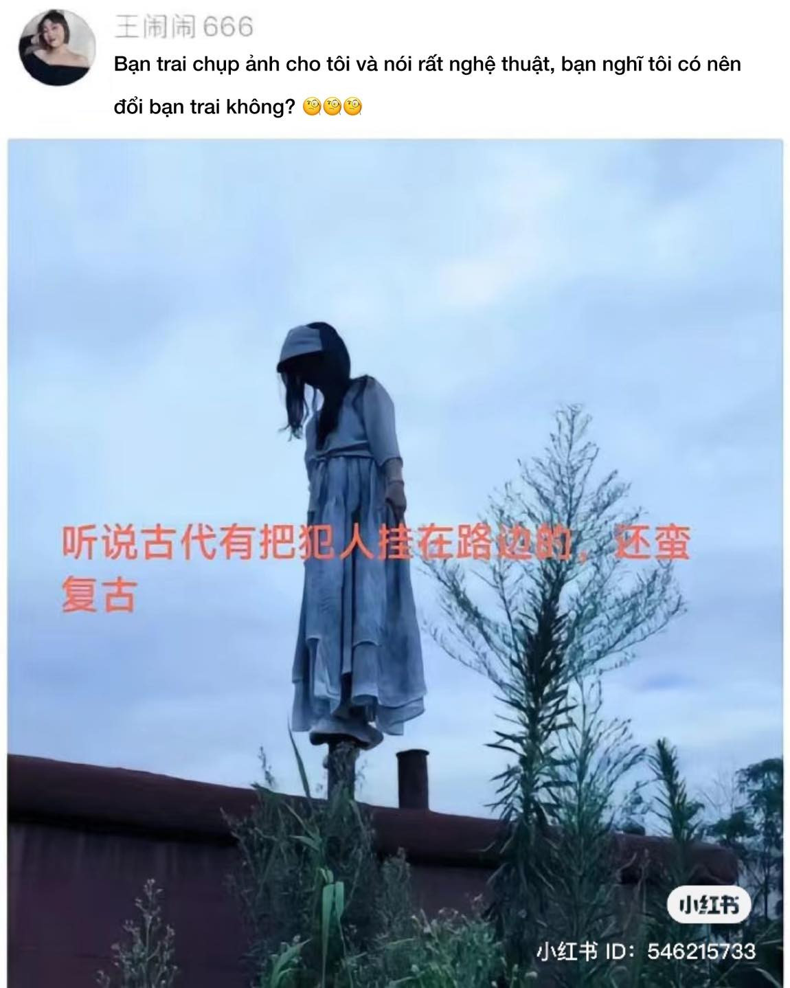 Không khác gì một con bù nhìn...