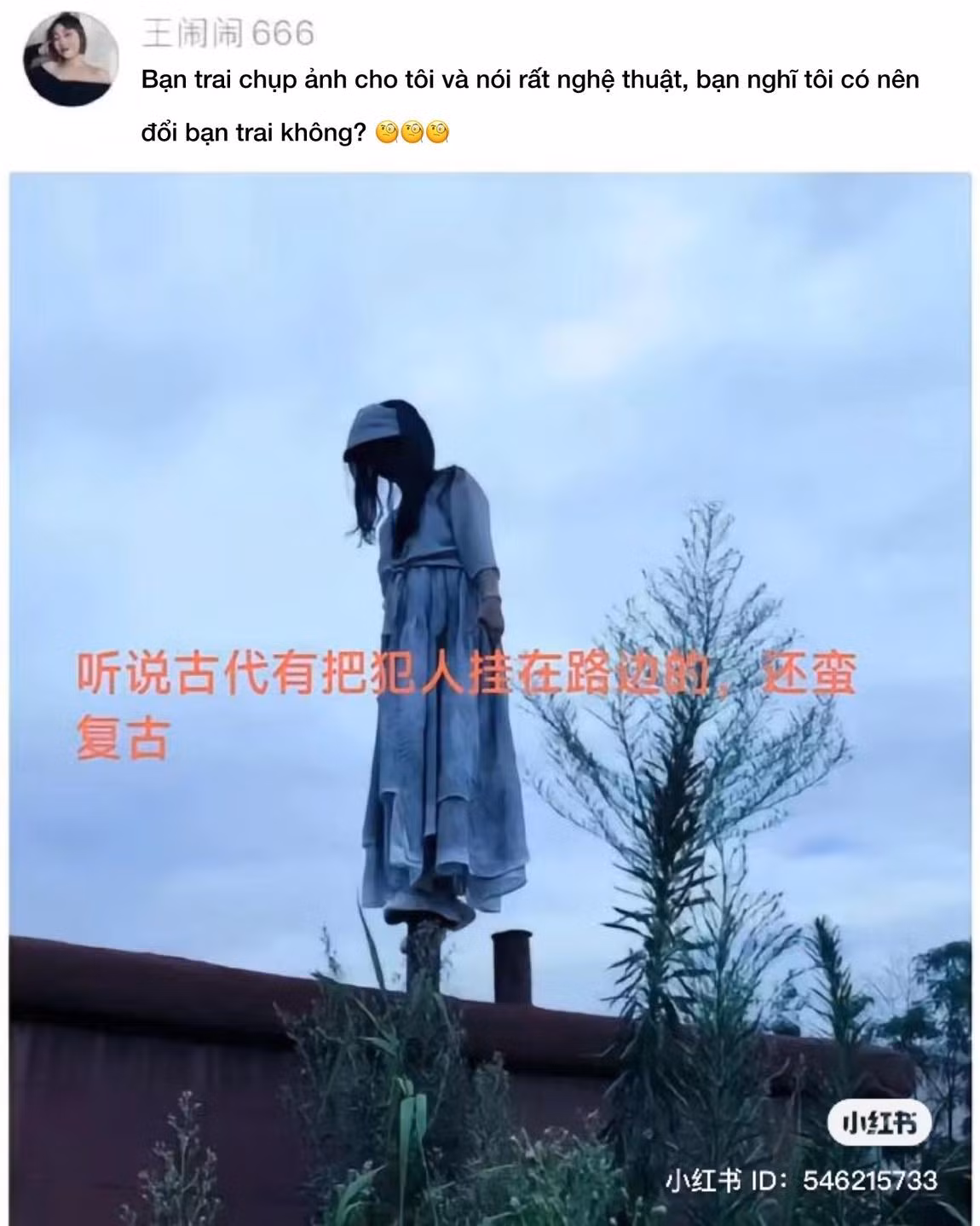 Không khác gì một con bù nhìn...