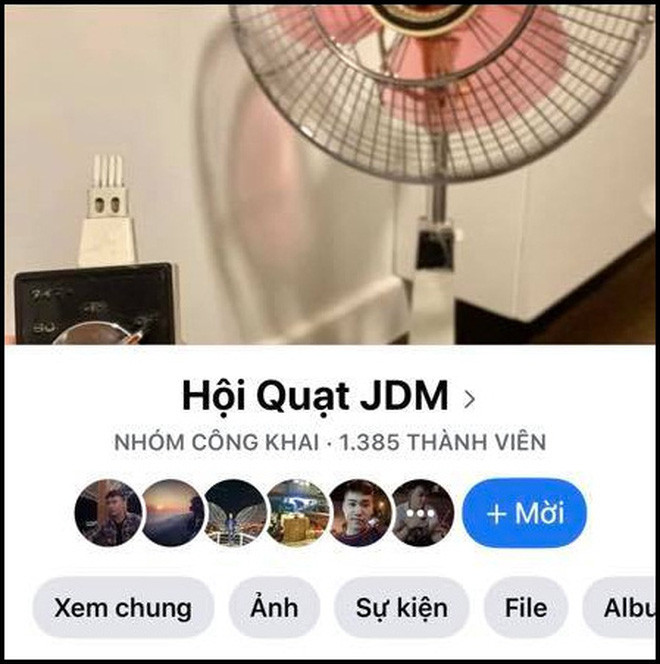 Hội chơi quạt máy dù ít thành viên nhưng hoạt động rất tích cực.
