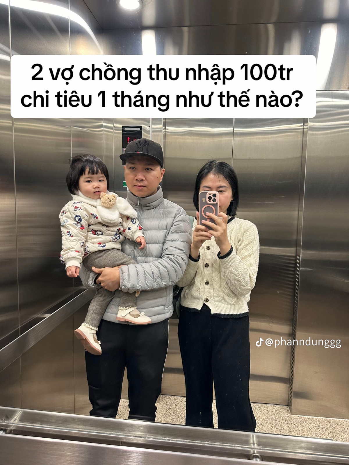 Bài đăng với tiêu đề "2 vợ chồng thu nhập 100tr mỗi tháng chi tiêu thế nào" đã thu hút rất nhiều sự quan tâm và được lên xu hướng của nền tảng Tiktok.