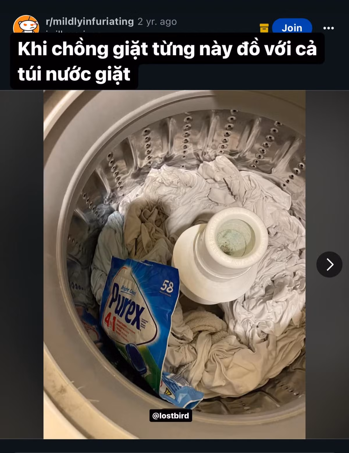 "Cạn lời" với hành động của ông chồng này.