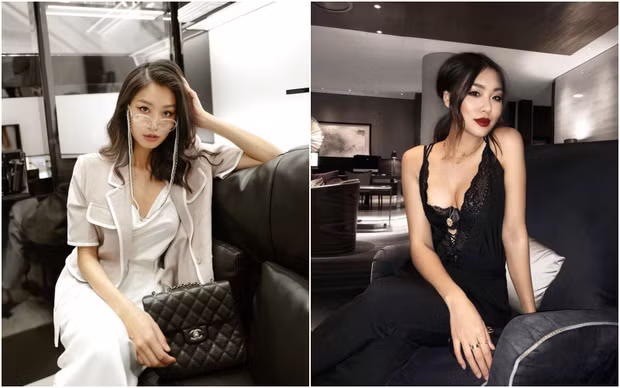 Cô nàng "rich kid" Thảo Nhi Lê cũng không kém cạnh gì, đi làm hay "lên đồ khi phố lên đèn" thì hot girl vẫn luôn có màn biến hình làm nhiều người lịm tim.