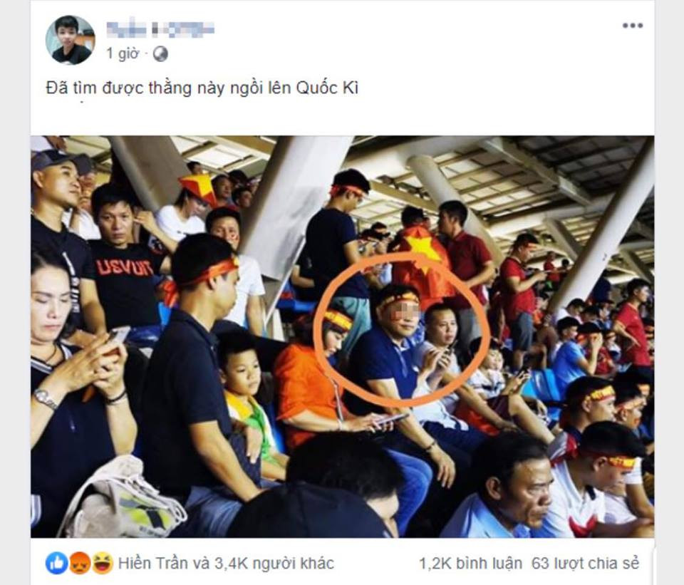 Lập tức, danh tính của người đàn ông này bị CĐM truy tìm ráo riết.