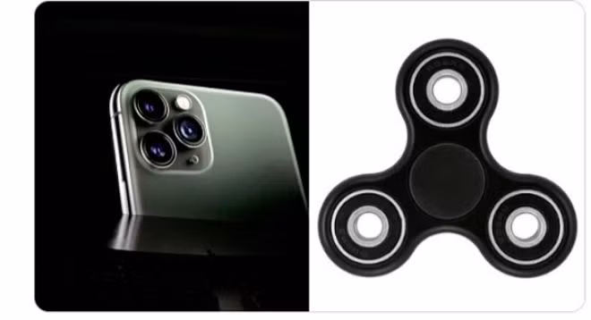 3 camera này cũng khiến CĐM nhớ ngay đến món đồ chơi ma thuật spinner.
