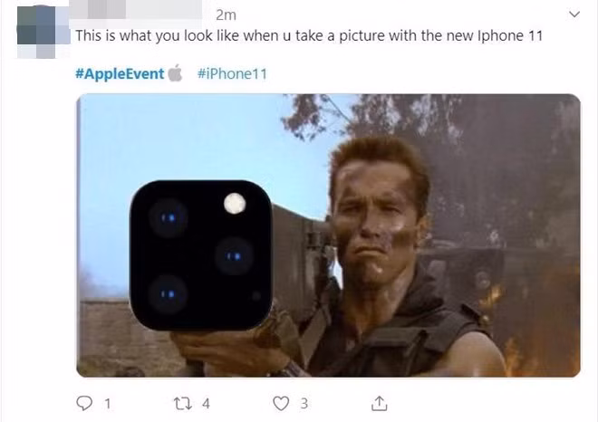 Ngay từ trước khi ra mắt, cụm 3 camera là niềm tự hào của Apple. Tuy nhiên với tín đồ công nghệ, trông chúng không khác gì khẩu súng tên lửa trên phim.