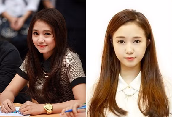 Gương mặt đậm chất con gái Việt Nam của hot girl Sa Lim. Đôi mắt biết nói, gương mặt baby và làn da trắng khiến cô bạn dễ dàng ghi điểm trong mắt người đối diện.