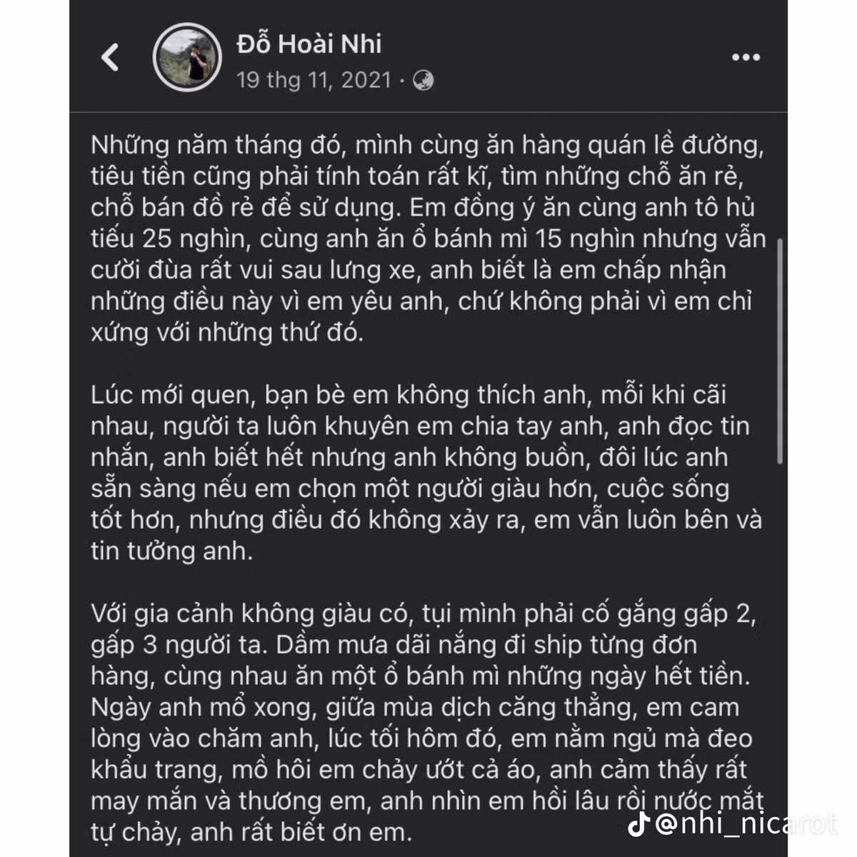 Cặp đôi đã từng trải qua những giây phút khó khăn nhất.