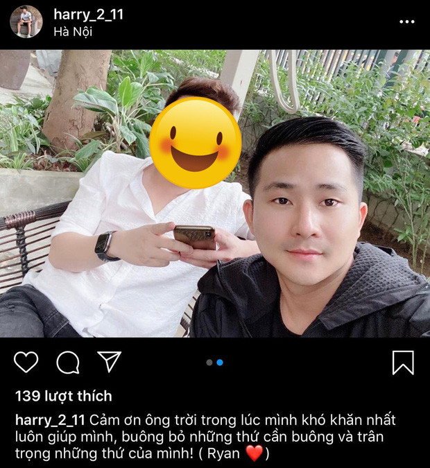 Không chỉ có Huyền My, Hưng Harry, bạn trai của Nhật Lê cũng đăng đàn trạng thái đầy ẩn ý: "Buông bỏ những thứ cần buông và trân trọng những thứ của mình".