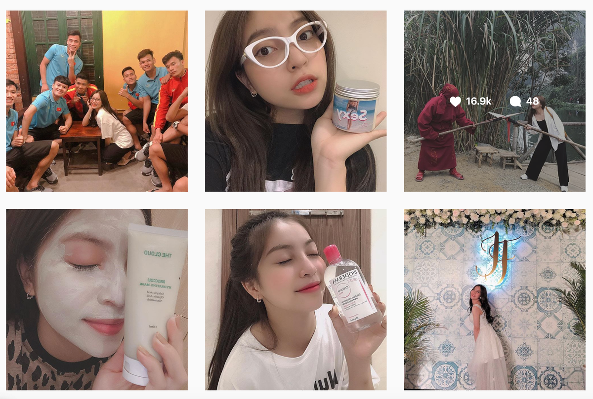 Không biết vô tình hay hữu ý, trên trang cá nhân của Nhật Lê ở cả Facebook và Instagram đều còn những tấm ảnh chụp chung với Quang Hải.