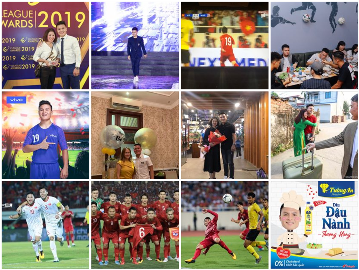 Trên trang cá nhân của Quang Hải hiện tại chỉ đăng tải hình ảnh liên quan đến công việc và gia đình, cầu thủ của tuyển Việt Nam đã xoá toàn bộ ảnh của người cũ, không để lại bất kỳ "dấu vết" nào.