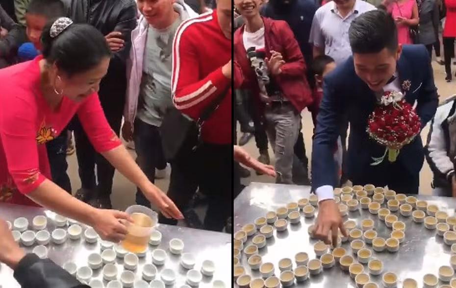Tuy nhiên, dân mạng vẫn chỉ trích tục lệ này. Phần đông cho rằng uống quá nhiều rượu trong ngày cưới sẽ khiến cả cô dâu và chú rể không tận hưởng được ngày vui của mình.