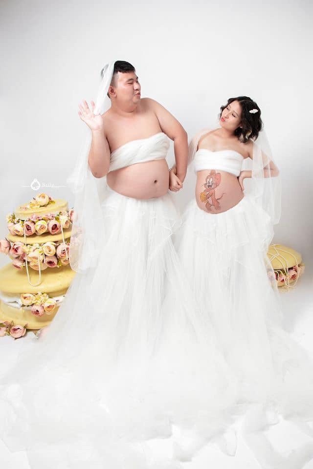 Chồng hóa bụng bầu cực yêu, động viên vợ trước ngày sinh - Hình 2 Chong hoa bung bau cuc yeu, dong vien vo truoc ngay sinh-Hinh-2
