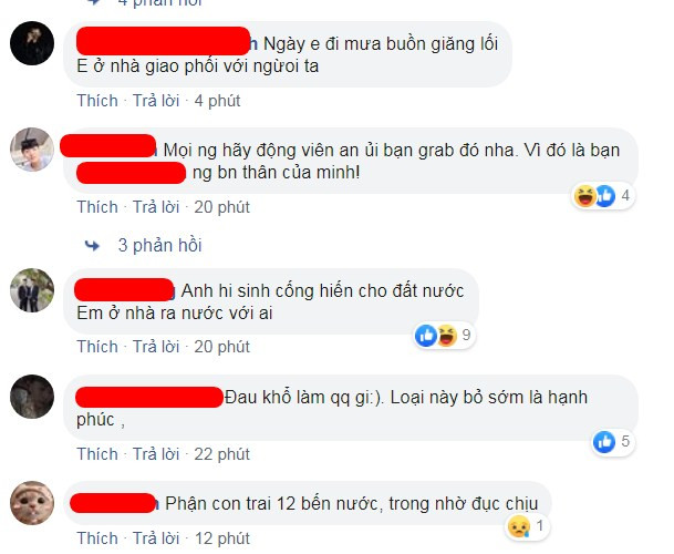 Bên cạnh đó cũng có nhiều người khuyên anh nên bỏ cô gái lẳng lơ đó đi. Bởi người yêu thì làm vất vả, đằng này cô ta lại đang vui vẻ bên người đàn ông khác.