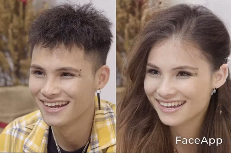 "Phần mềm vi diệu quá ta, tôi thích diện mạo mới này hơn nè!", "Mình chuyển giới cũng đẹp đó chứ",...- dân mạng bình luận.